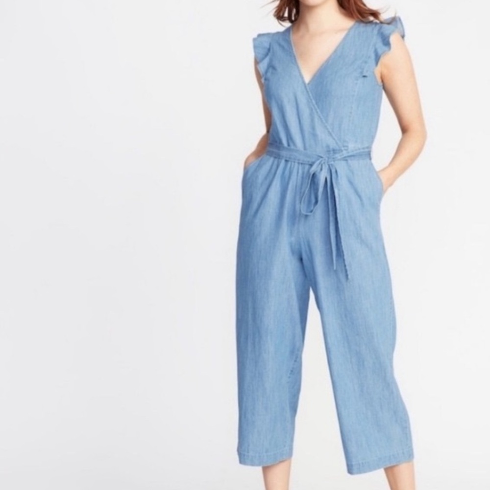 Old Navy Light Blue Jumpsuit